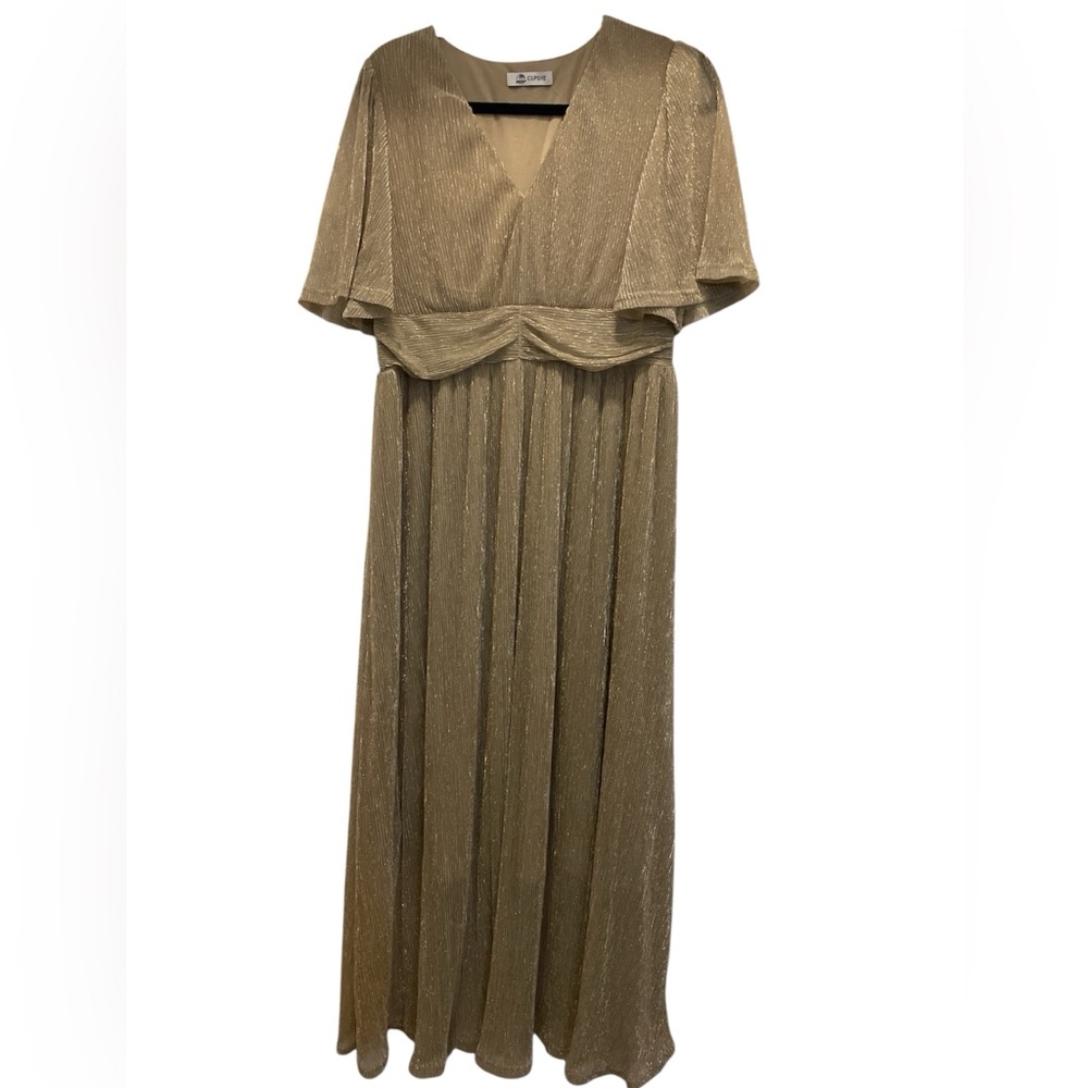 Cupshe Gold Maxi Dress